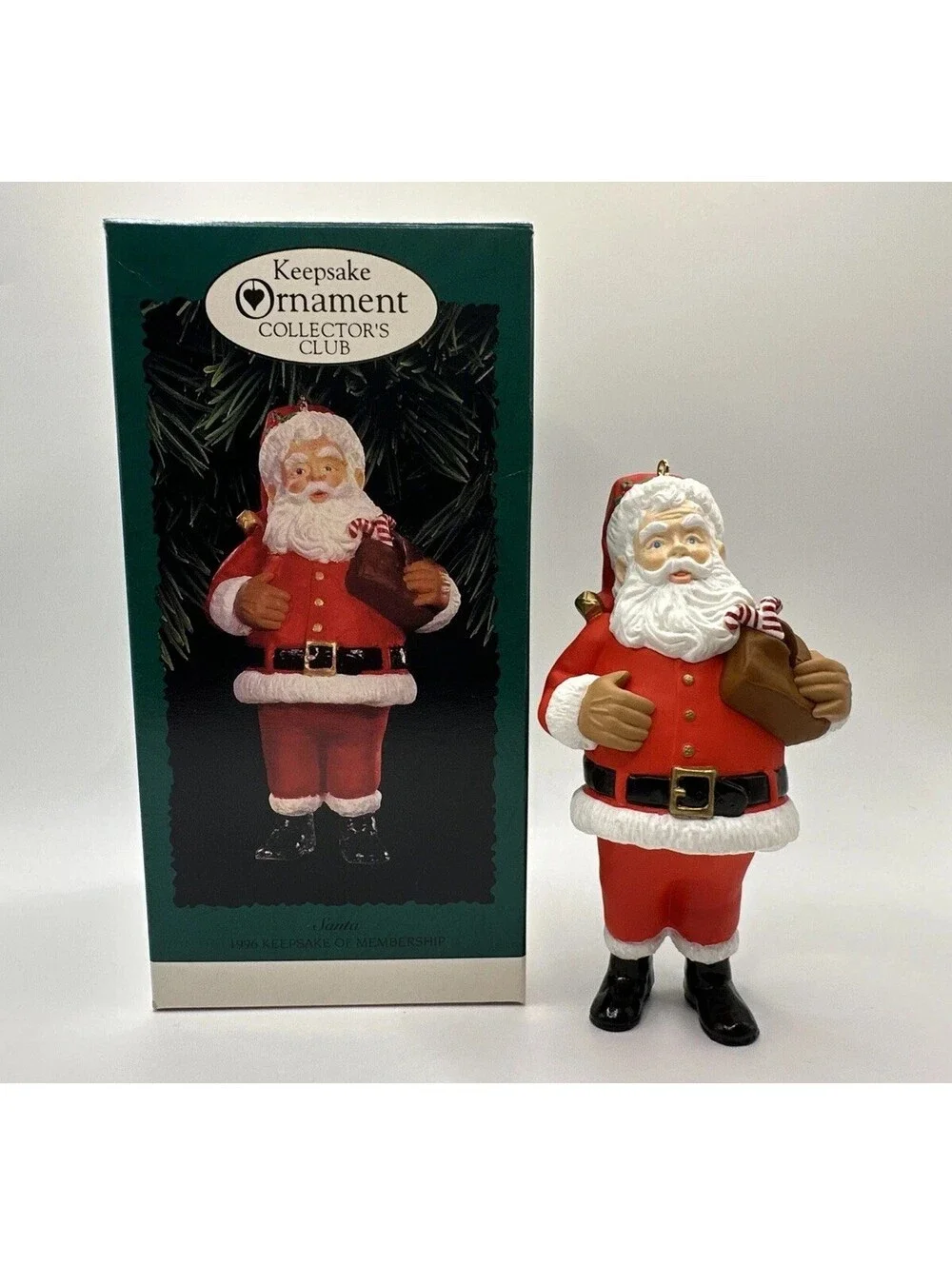 Hallmark Keepsake Ornament Collectors Club Santa 1996 Membership Keepsake